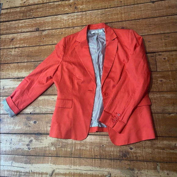 Nygard Deep Coral Oversized Blazer Size 14 - Picture 1 of 4
